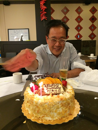 Hieu's 64th birthday dinner at Modern City Restaurant